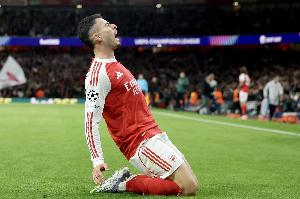 TA：马丁内利是杯赛专家，他将在帮球队结束冠军荒中发挥关键作用