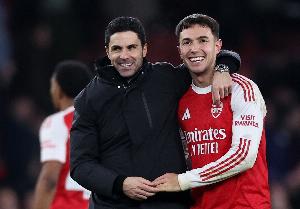 电讯报：苏维门迪将阿森纳中场提升到新水平，赖斯、厄德高都获益