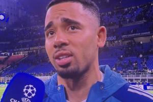 热苏斯：从小看意甲能在梅阿查进球非常激动，为约克雷斯感到高兴