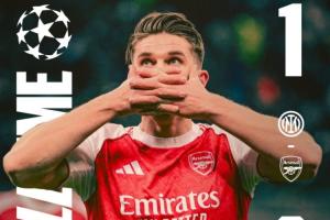 唯一！欧足联官网：阿森纳是唯一直通16强队伍 黄潜等2队确定出局